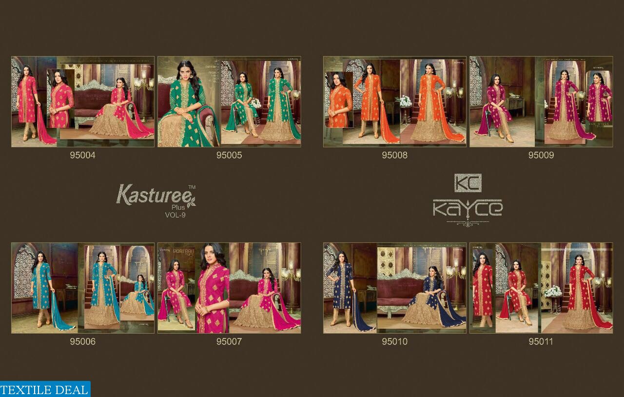 Kasturee plus vol-9 Wholesale Bottom n Ghagra With Salwar suits